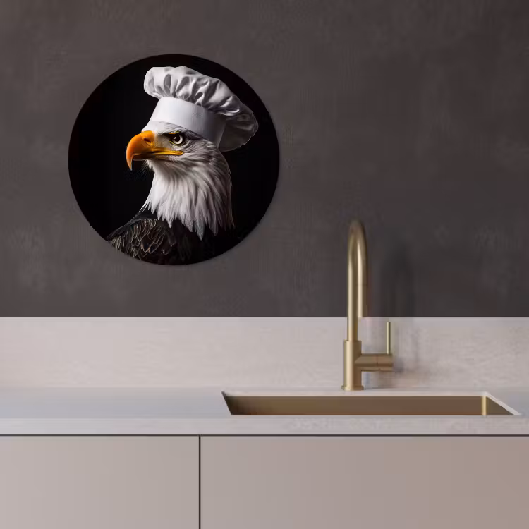 Runde Bilder - Adler - Amerika - Kochmütze - Vogel - Robust — 2