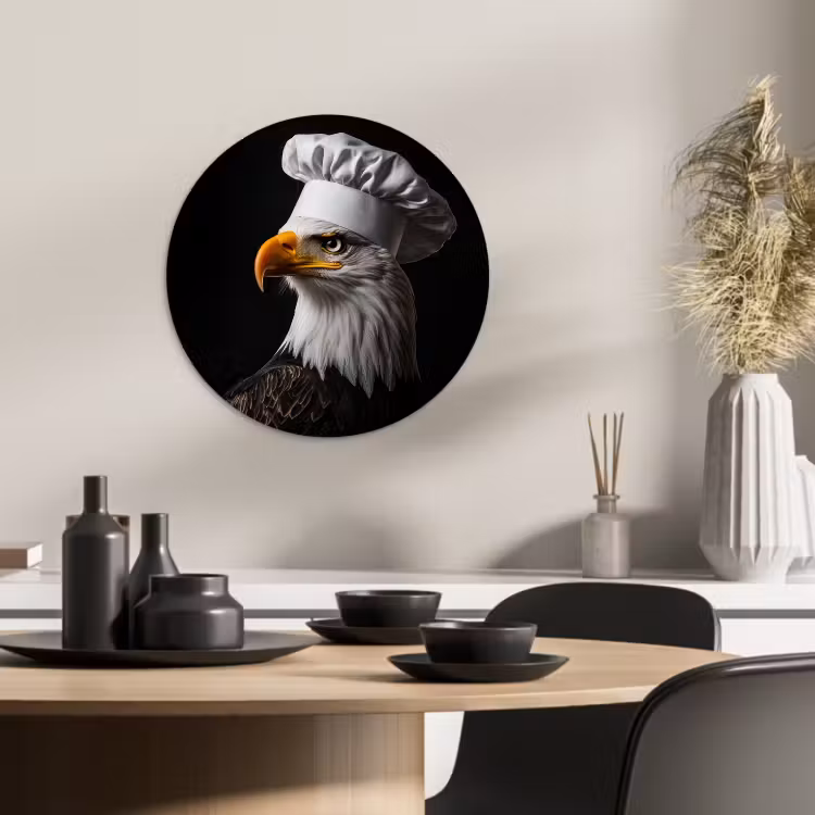 Runde Bilder - Adler - Amerika - Kochmütze - Vogel - Robust — 3