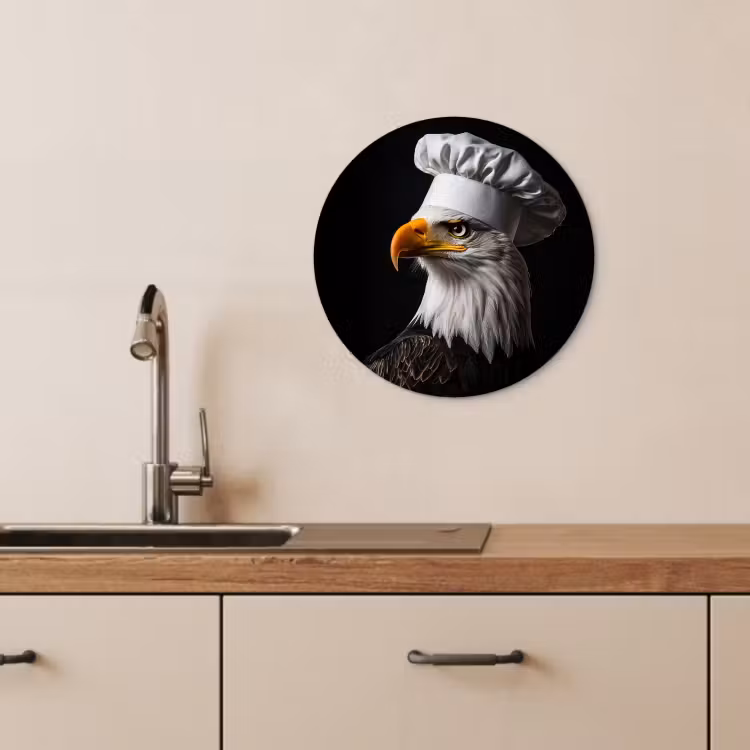 Runde Bilder - Adler - Amerika - Kochmütze - Vogel - Robust — 4
