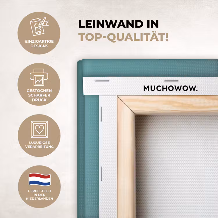 KitchenYeah - Küche - Leinwand - Wellensittich - Vogel - Kochmütze - Süß — 2