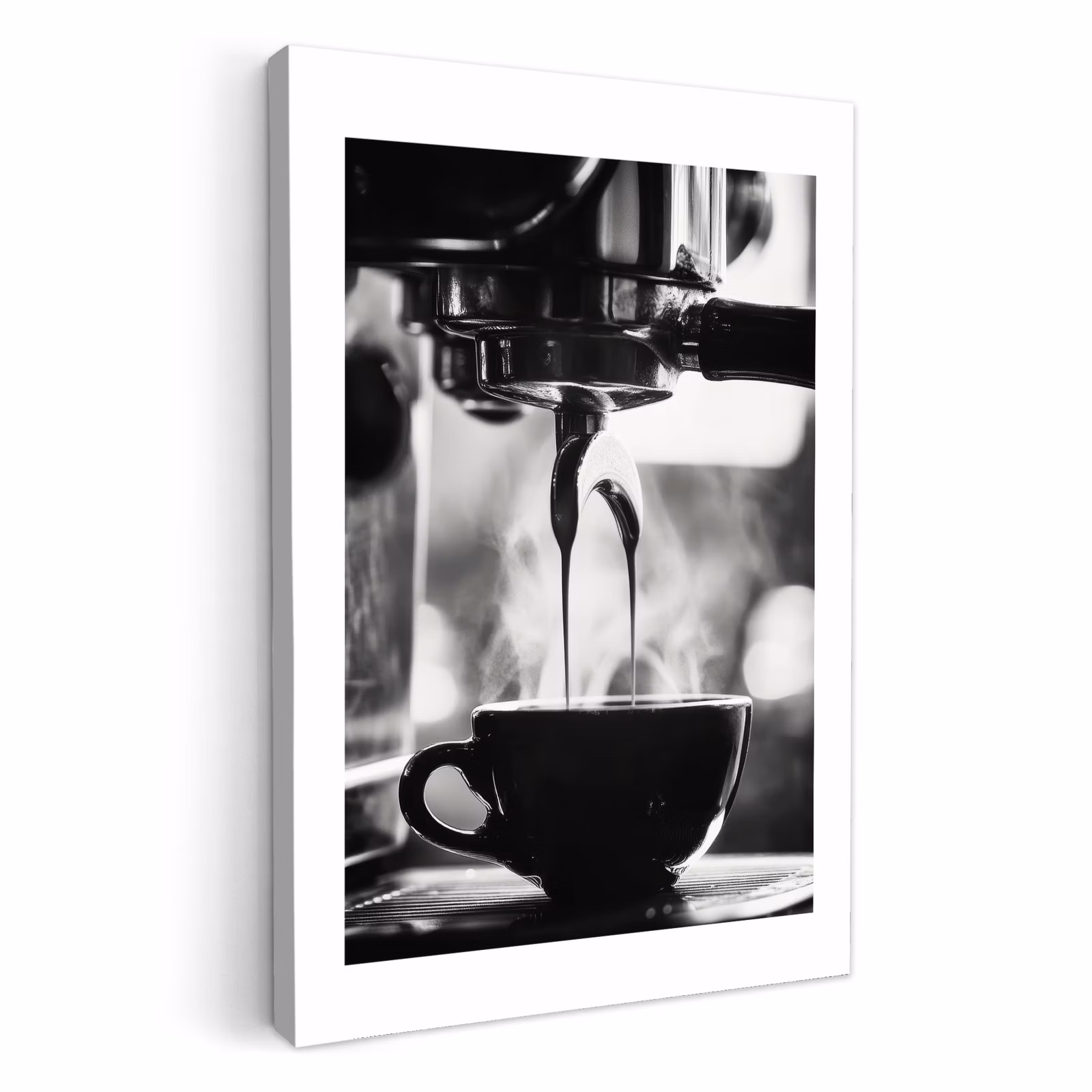 Leinwandbilder - Kaffee - Espresso - Kaffeemaschine - Tasse — 1