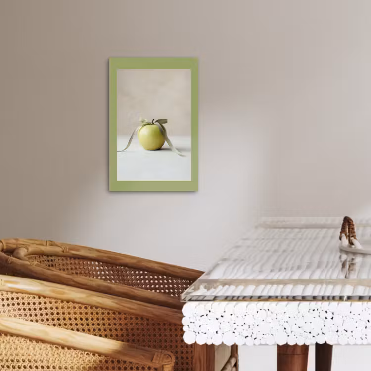 Leinwandbilder - Grün - Apfel - Fliege — 4