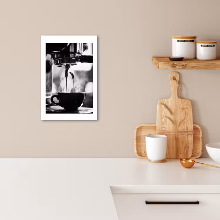 Leinwandbilder - Kaffee - Espresso - Kaffeemaschine - Tasse — 3