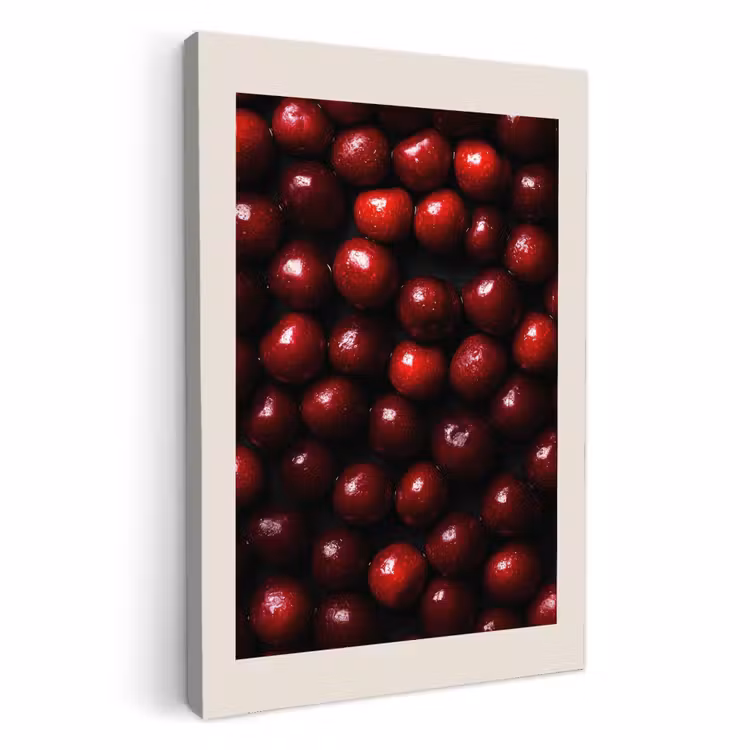 Leinwandbilder - Kirsche - Rot — 1