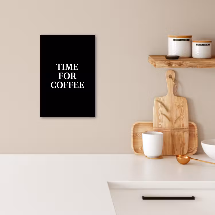 Leinwandbilder - Zitate - Briefe - Kaffee - Schwarz — 3