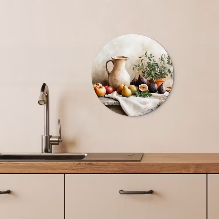 Runde Bilder - Obst - Kräuter - Ländlich — 4
