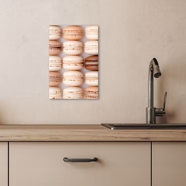 Leinwandbilder - Makronen - Beige - Braun — 4