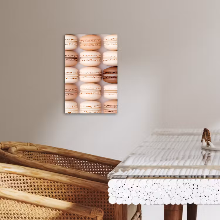 Leinwandbilder - Makronen - Beige - Braun — 5