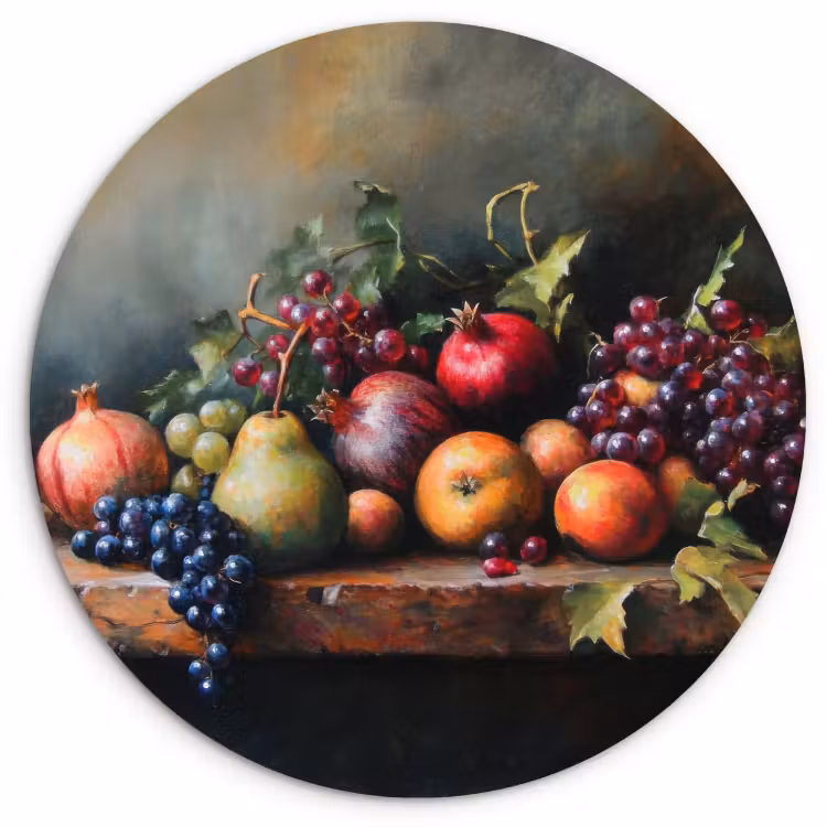 Runde Bilder - Rustikal - Stilleben - Obst — 3