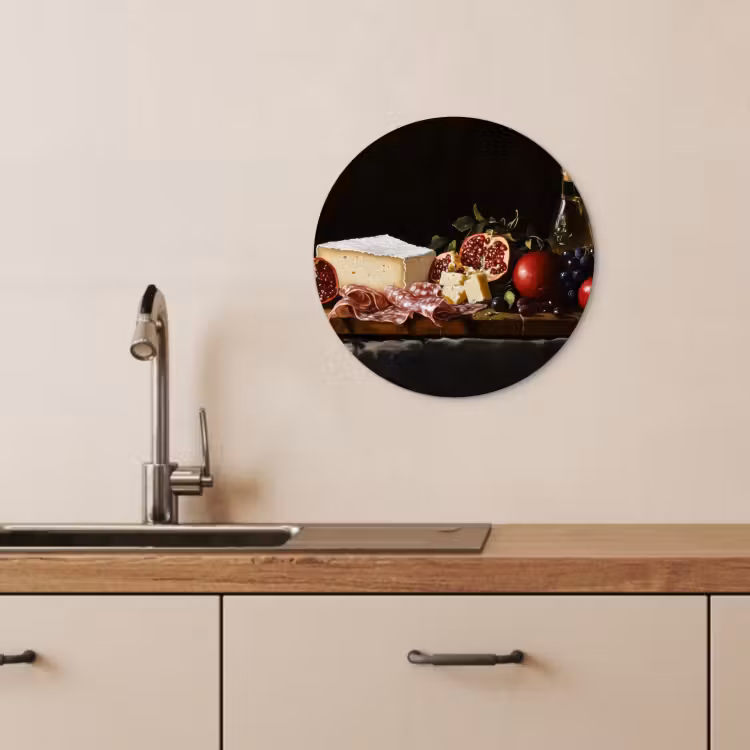 Runde Bilder - Stilleben - Vintage - Trinktafel — 3