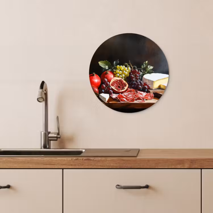 Runde Bilder - Trinktafel - Stilleben - Vintage — 4
