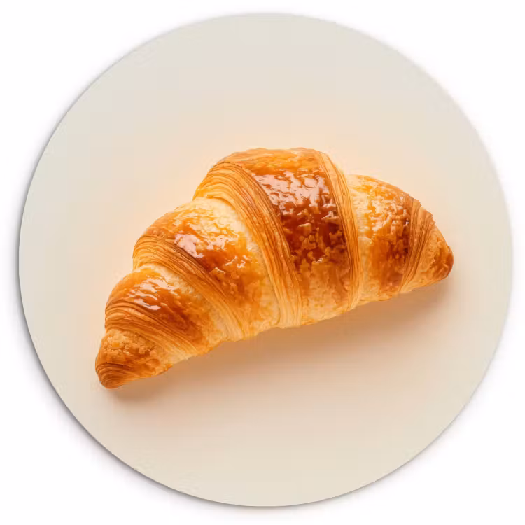 Runde Bilder - Croissant - Brot - Beige — 3