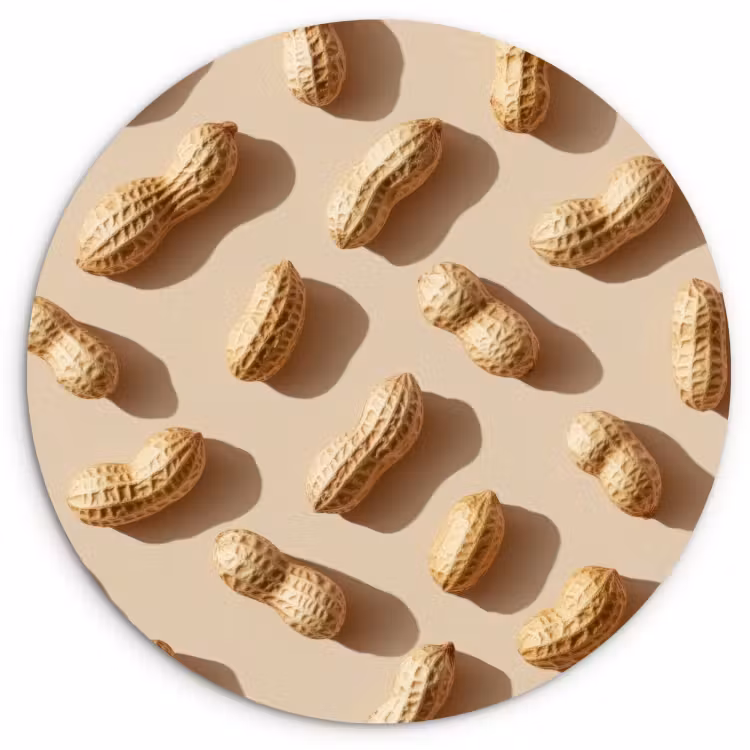 Runde Bilder - Peanuts - Muster - Beige — 2