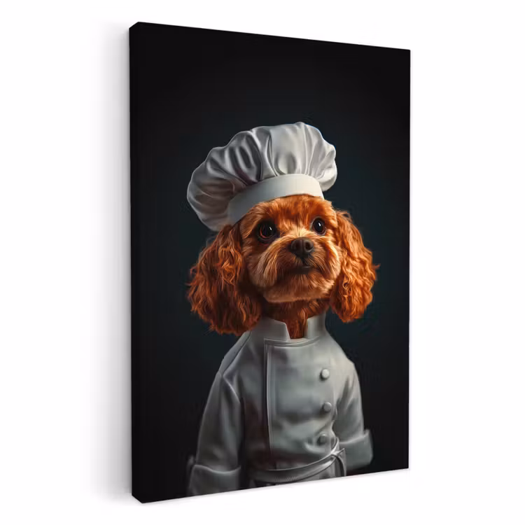 Leinwandbilder - Braun - Koch - Hund — 2