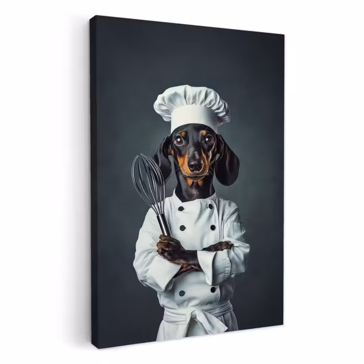 Leinwandbilder - Hund - Garde - Koch — 1