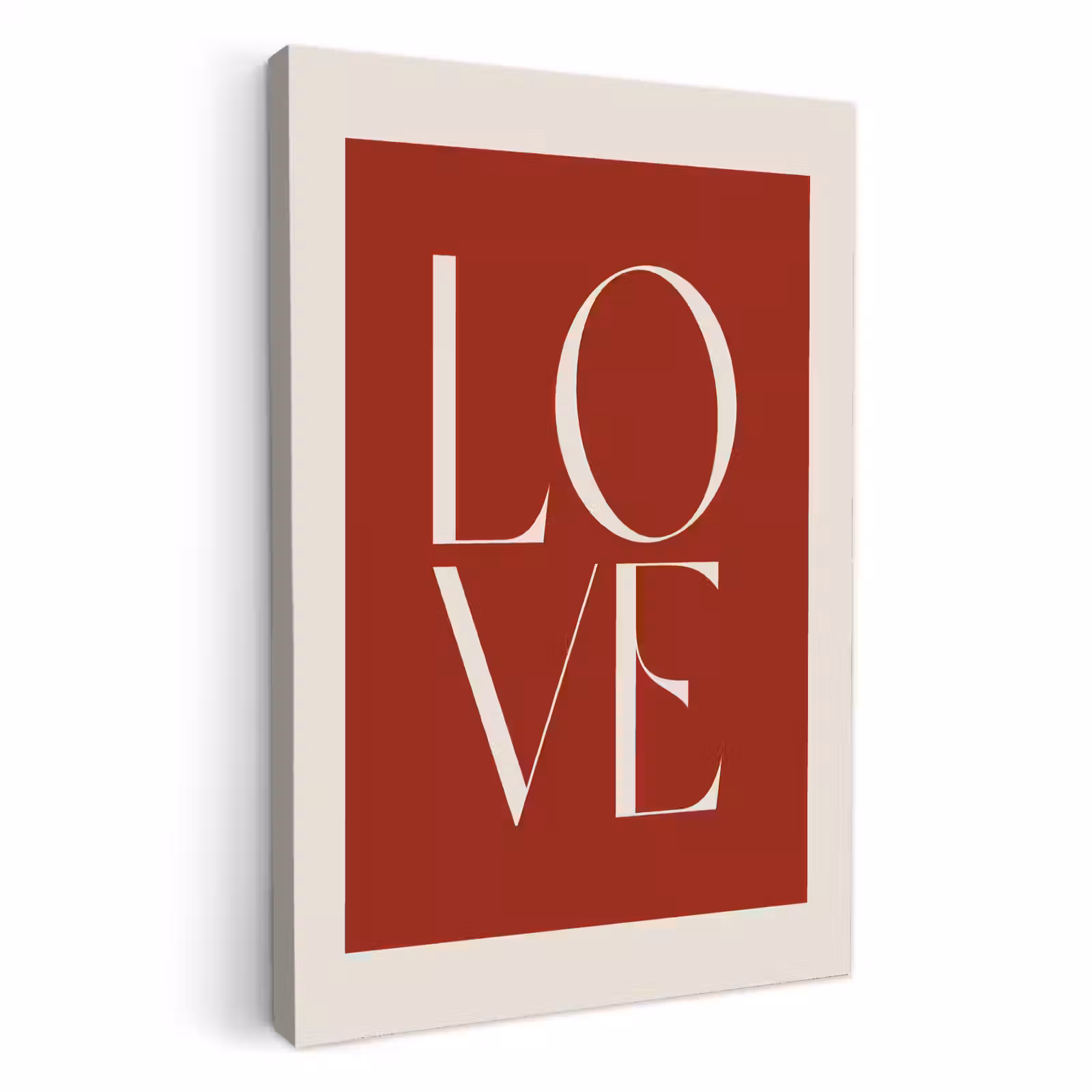Leinwandbilder - Liebe - Rot - Minimalistisch — 1