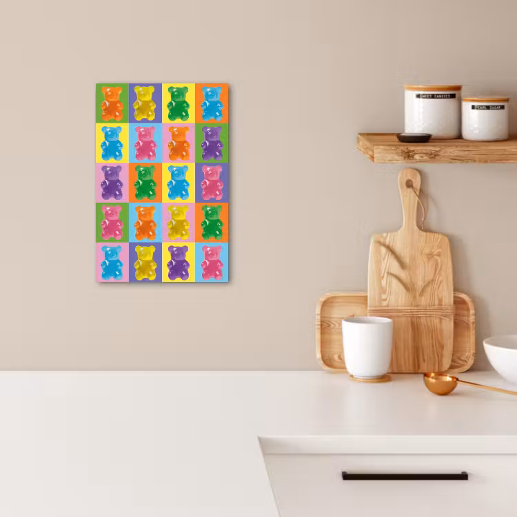 KitchenYeah - Küche - Leinwand - Kunst - Süßigkeiten - Bunt — 4