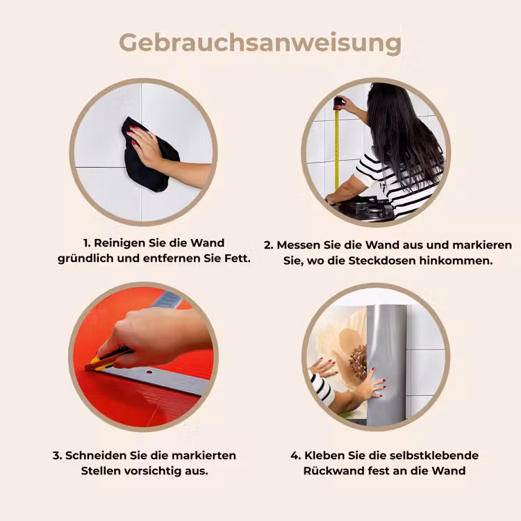 Küchenrückwand - Blume - Minimalistisch - Grün — 8