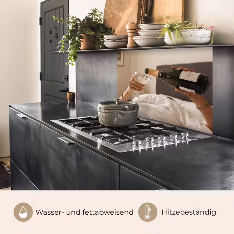 Küchenrückwand - Champagner - Bett - Seifenblasen — 4