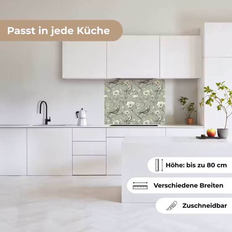 Küchenrückwand - Klassisch - Botanisch - Grün — 6