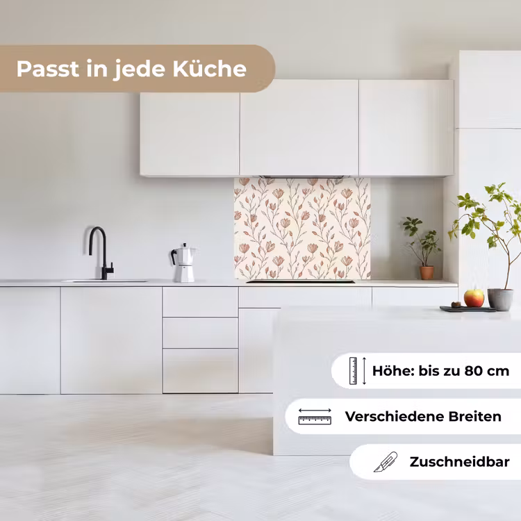 Küchenrückwand - Muster - Klassisch - Rosa — 6