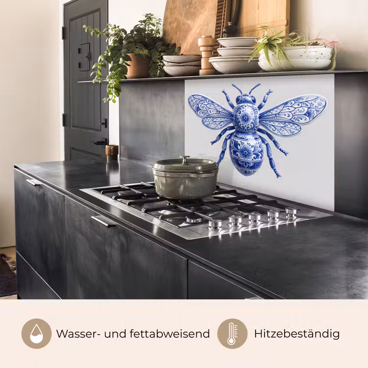 Küchen rückwand - Biene - Modern - Delft - Blau — 4