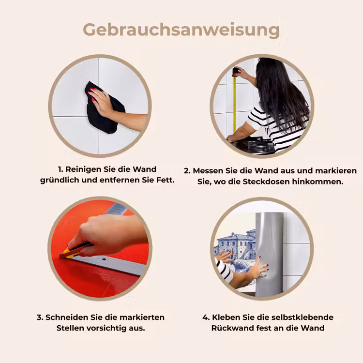 Küchen rückwand - Rustikal - Anwesen - Blau — 8