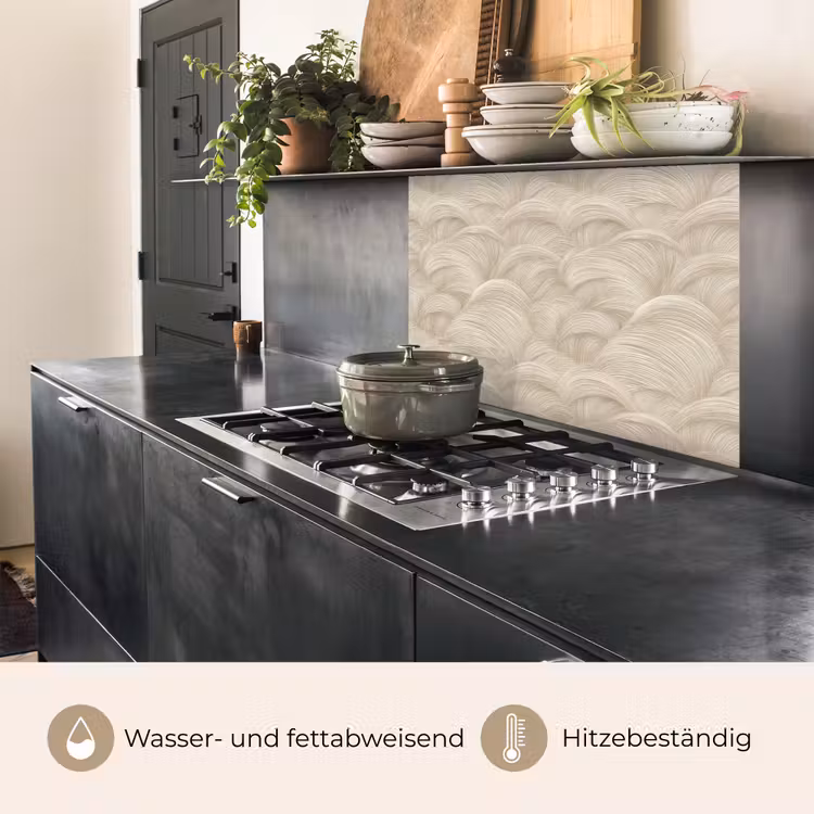 Küchenrückwand - Bögen - Muster - Beige — 4