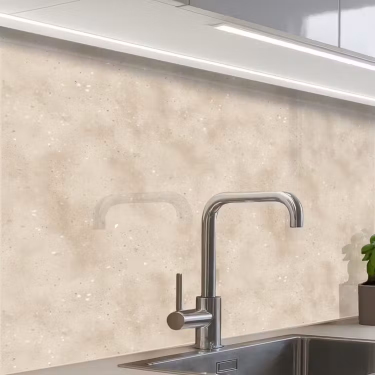 Küchenrückwand - Textur - Sprenkeln - Beige — 1