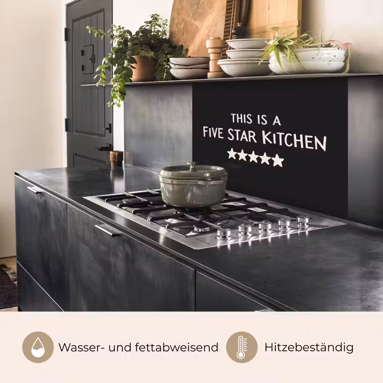 Küchen rückwand - Dies ist eine Fünf-Sterne-Küche — 4