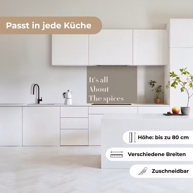 Küchen rückwand - Es geht um die Gewürze — 6