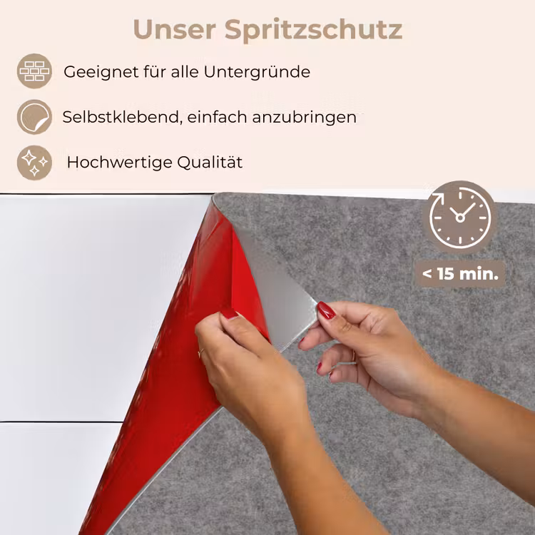 Spritzschutz Küche - Beton - Textur - Muster — 4