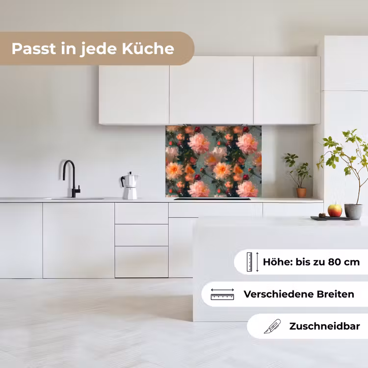 Küchen rückwand - Dahlie - Blumen - Muster — 6