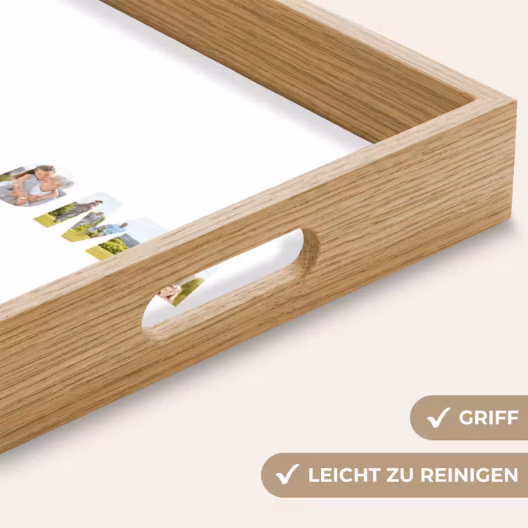 Personalisierte Tablett - Opa & Oma - Buchstaben-Collage — 8