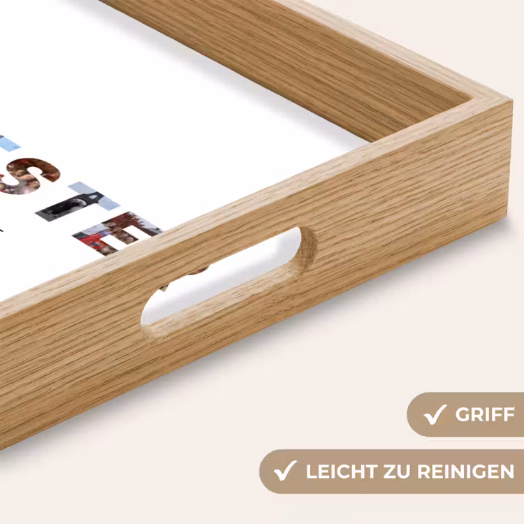 Personalisierte Tablett - Schwester - Buchstaben-Collage — 8