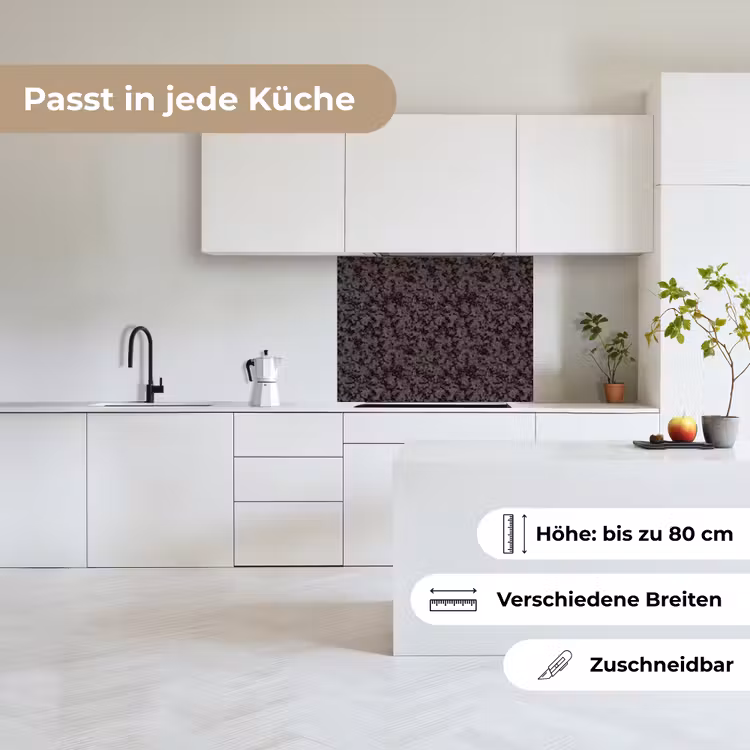 Küchen rückwand - Dunkel - Grau - Muster — 6