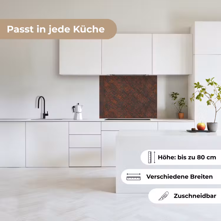 Küchen rückwand - Muster - Rost - Braun — 6