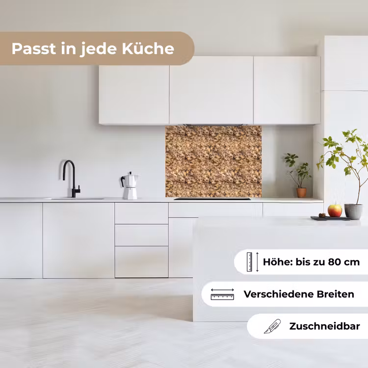 Küchen rückwand - Braun - Rosa - Granit — 6