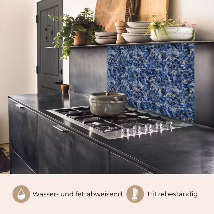 Küchen rückwand - Granit - Blau - Kühl — 4