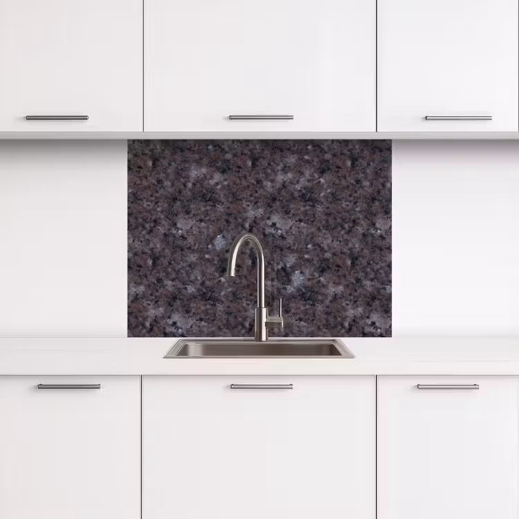 Küchen rückwand - Granit - Schwarz - Grau - Beizen — 3
