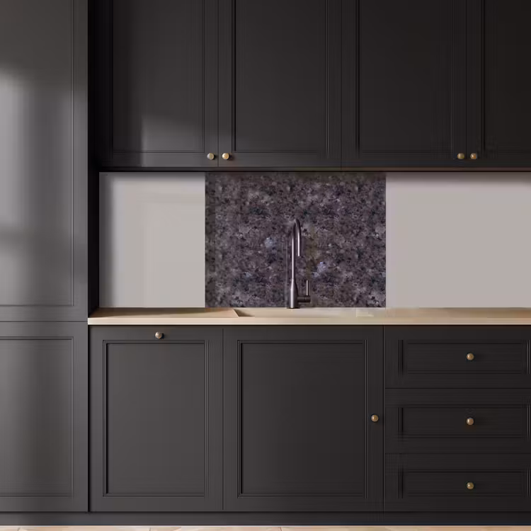 Küchen rückwand - Granit - Schwarz - Grau - Beizen — 5