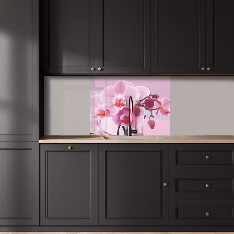 Küchen rückwand - Blumen - Orchidee - Rosa — 5