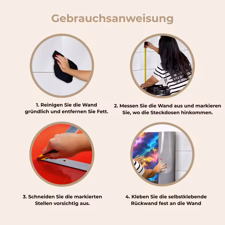 Küchen rückwand - Sturm - Blitz - Regenbogen — 8