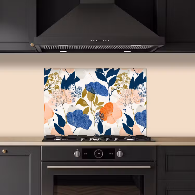 Spritzschutz Küche - Blumen - Botanisch - Farbenfroh — 5