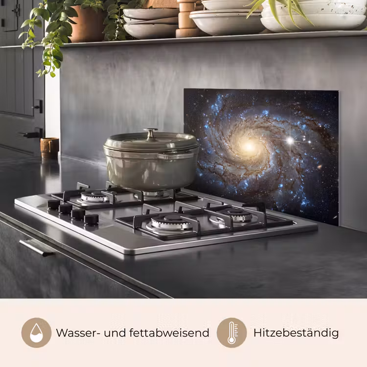 Spritzschutz Küche - Kosmos - Galaxie - Dunkelheit — 2