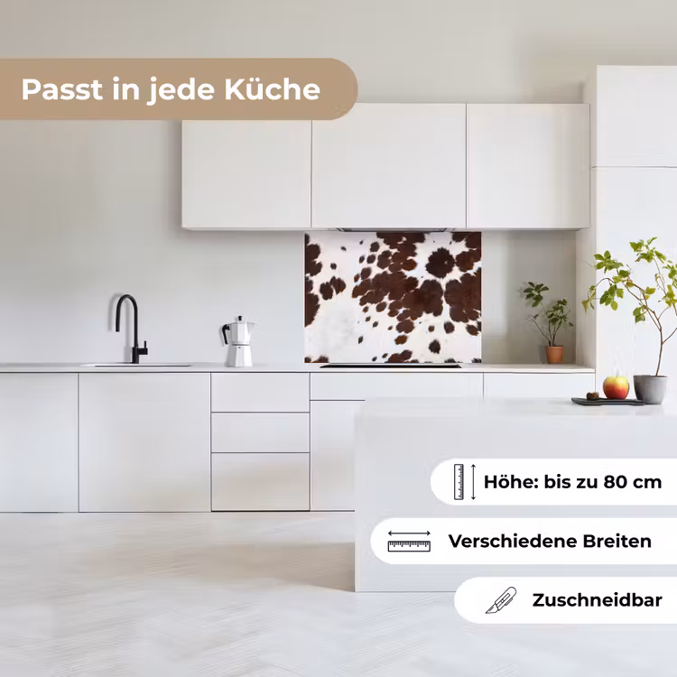 Küchen rückwand - Rindsleder - Klassisch - Braun — 6