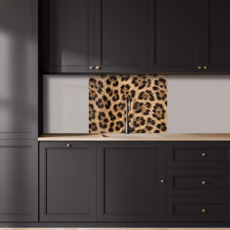 Küchen rückwand - Leopard - Mantel - Klassisch - Braun — 5