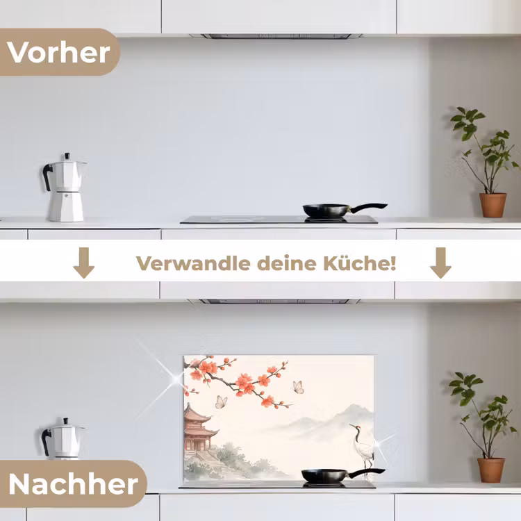 Spritzschutz Küche - Kran - Asien - Klassiker — 7