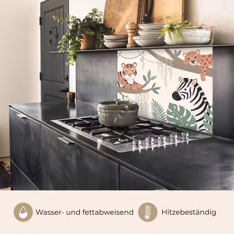 Küchen rückwand - Dschungel - Rustikal - Pastell — 4