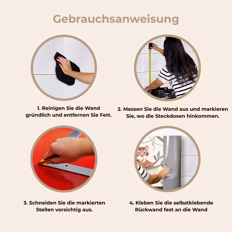 Küchen rückwand - Dschungel - Rustikal - Pastell — 8
